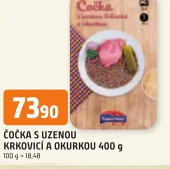 Trefa ČOČKA S UZENOU KRKOVICÍ A OKURKOU 400 g nabídka