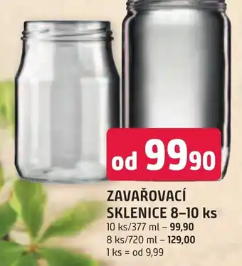 ZAVAŘOVACÍ SKLENICE 8-10 ks