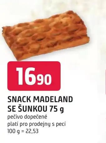 Trefa SNACK MADELAND SE ŠUNKOU 75 g nabídka