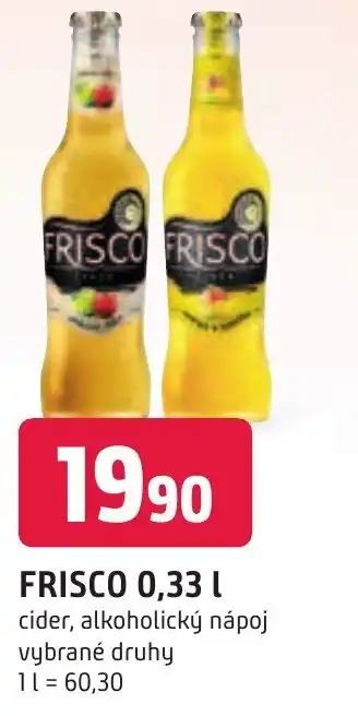 Trefa FRISCO 0,33 l. nabídka