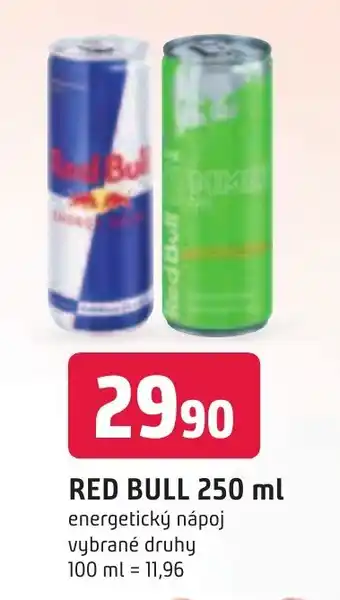 Trefa RED BULL 250 ml nabídka