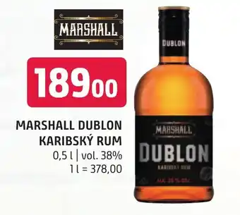 Terno MARSHALL DUBLON KARIBSKÝ RUM nabídka