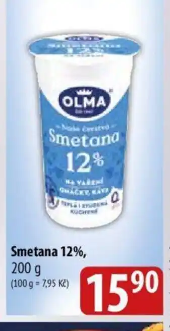 Bala Smetana 12%, 200 g nabídka