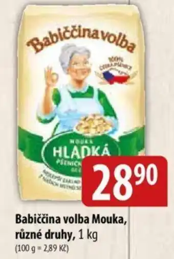 Bala Babiččina volba Mouka, různé druhy, 1 kg nabídka