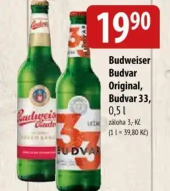 Bala Budweiser Budvar Original, Budvar 33, 0,5 l. nabídka