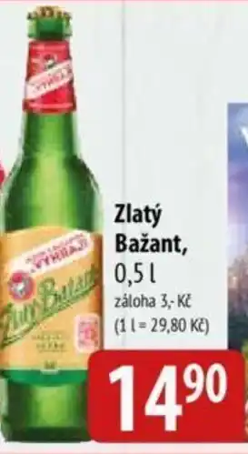 Bala Zlatý Bažant, 0.5 l. nabídka