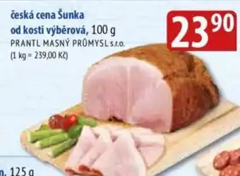 Bala česká cena Šunka od kosti výběrová, 100 g nabídka
