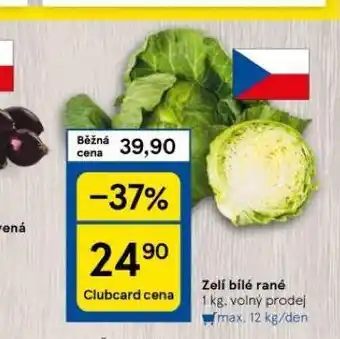 Tesco Zelí bílé rané nabídka