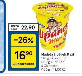 Tesco Lipánek maxi nabídka