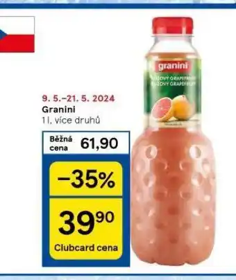 Tesco Granini nabídka