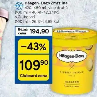 Tesco Zmrzlina haagen-dazs nabídka