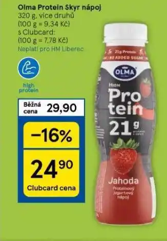 Tesco Olma protein skyr nápoj nabídka