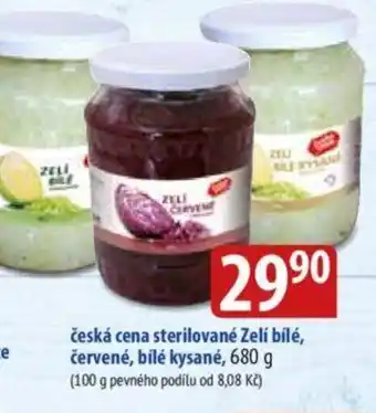 Bala česká cena sterilované Zelí bílé, červené, bílé kysané, 680 g nabídka