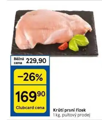 Tesco Krůtí prsní řízek nabídka