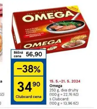 Tesco Omega nabídka