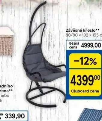 Tesco Závěsné křeslo nabídka