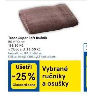 Tesco Ručník nabídka