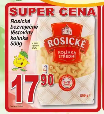 Hruška Rosické bezvaječné těstoviny nabídka