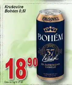 Hruška Pivo krušovice bohém nabídka