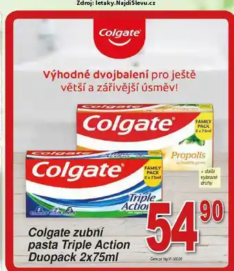 Hruška Colgate zubní pasta nabídka