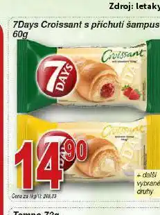 Hruška 7days croissant nabídka