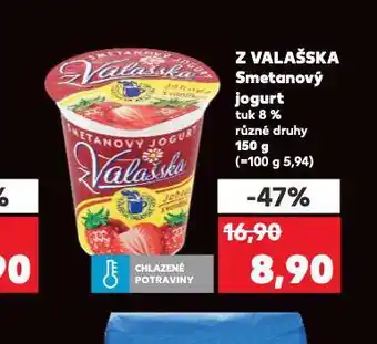 Kaufland Z valašska smetanový jogurt nabídka