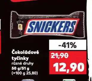 Kaufland Čokoládová tyčinka nabídka