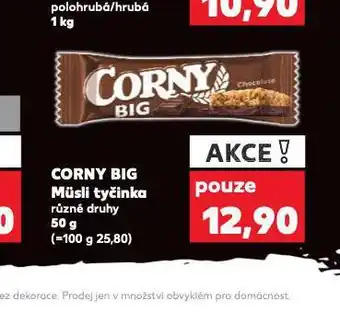 Kaufland Corny big müsli tyčinka nabídka