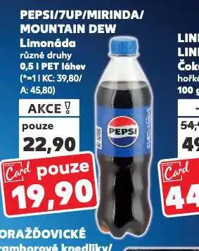 Kaufland Pepsi/7up/mirinda/mountain dew nabídka