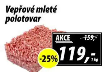 ZEMAN Vepřové mleté polotovar nabídka