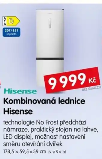 Okay Kombinovaná lednice Hisense nabídka