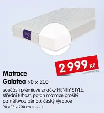 Matrace Galatea 90 x 200
