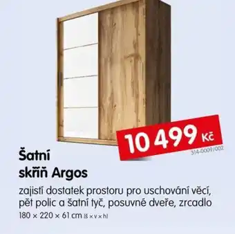 Šatní skříň Argos
