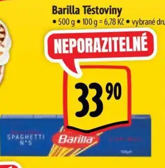 Albert Barilla Těstoviny nabídka