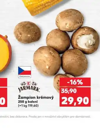 Kaufland Žampiony krémové nabídka