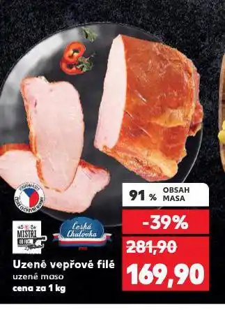 Kaufland Uzené vepřové filé nabídka