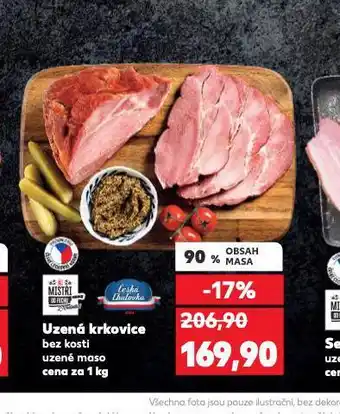 Kaufland Uzená krkovice bez kosti nabídka