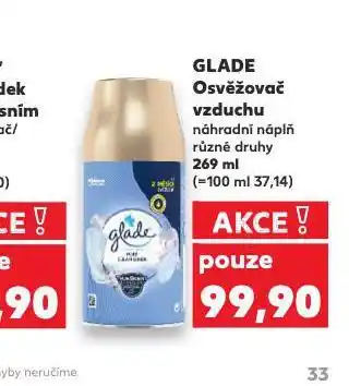 Kaufland Glade osvěžovač vzduchu nabídka