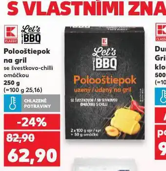 Kaufland Pološtiepok na gril nabídka