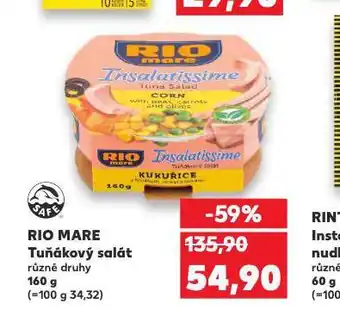 Kaufland Rio mare tuňákový salát nabídka