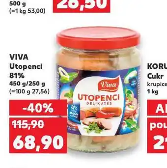 Kaufland Viva utopenci nabídka