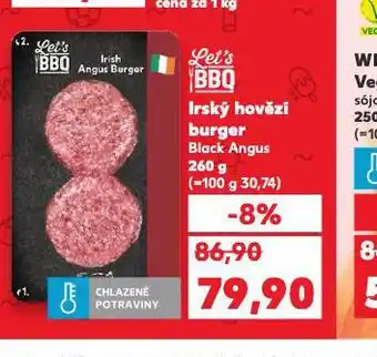 Kaufland Irský hovězí burger nabídka