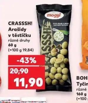 Kaufland Crasssh! arašídy v těstíčku nabídka