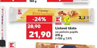 Kaufland Listové těsto nabídka