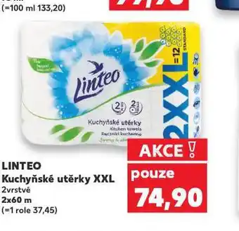 Kaufland Linteo kuchyňskké utěrky xxl nabídka
