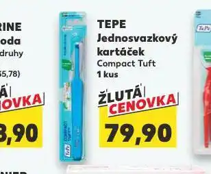 Kaufland Tepe jednosvazkový kartáček nabídka