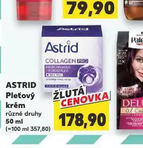 Kaufland Astrid pleťový krém nabídka