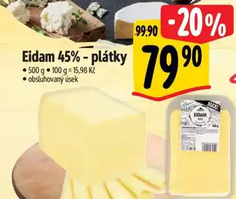 Albert Eidam 45% - plátky nabídka