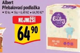 Albert Albert Přebalovací podložka nabídka