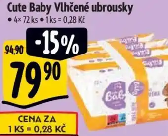 Albert Cute Baby Vlhčené ubrousky nabídka